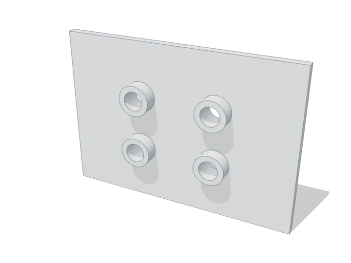 LEDs 5 mm ×4 (M) von innen
